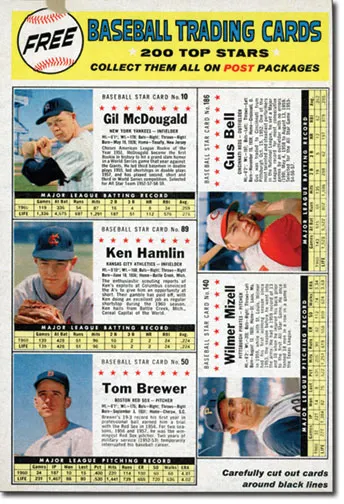 1961 Post Cereal