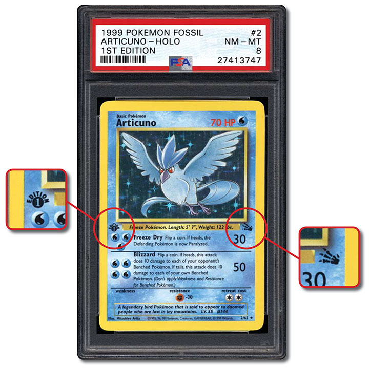 PSA Set Registry: Collecting the 1999 Pokémon Fossil 1st Edition