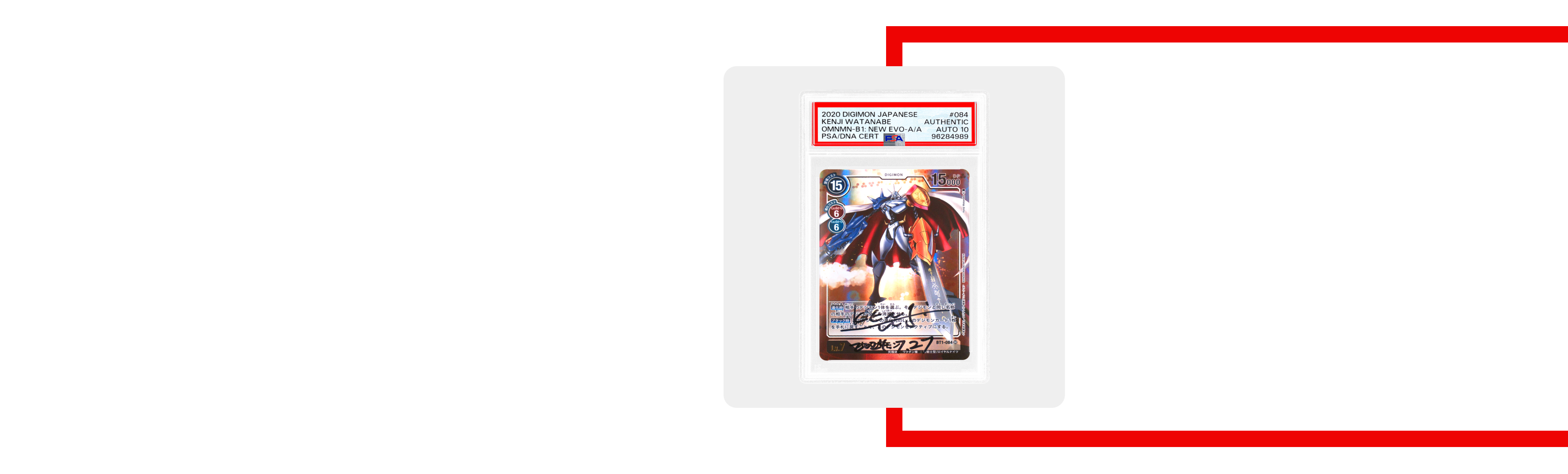 PSA Autograph Series - Kenji Watanabe
