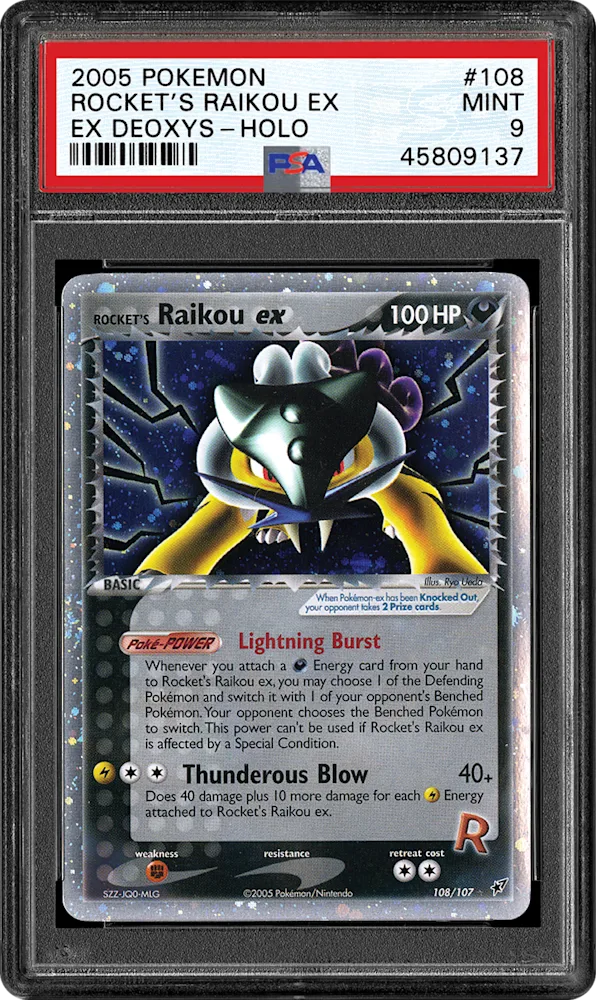 PSA Set Registry: Collecting the 2005 Pokmon EX Deoxys Trading Card Game  Set - Searching for Rayquaza