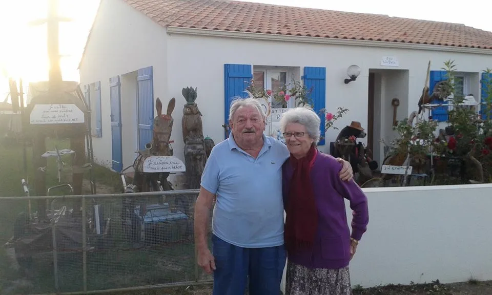 Jean Billon et sa voisine