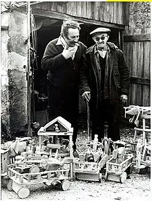 Alain Bourbonnais en compagnie d'Emile Ratier