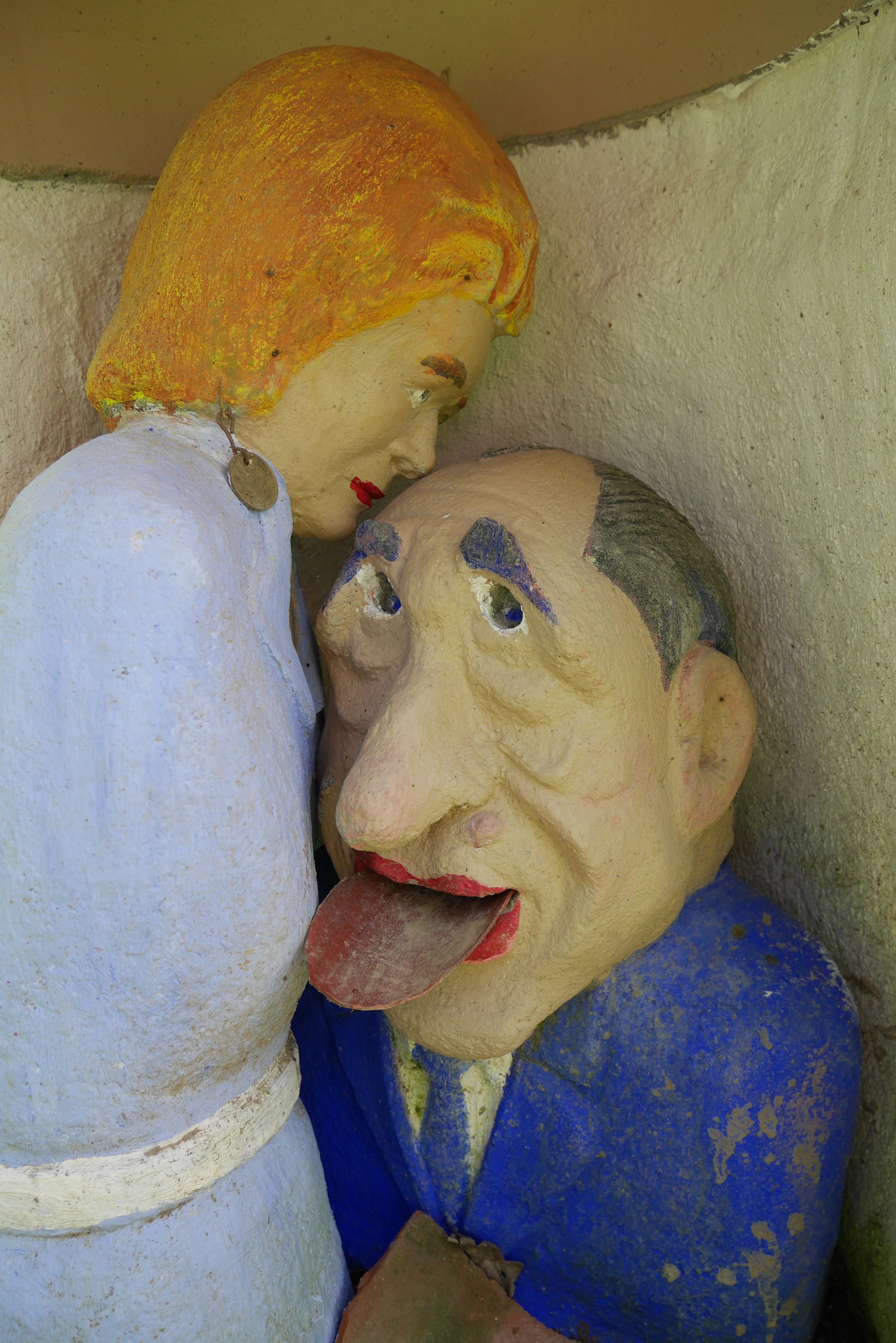 Chirac et Bernadette. Photographie: Romain Perrot