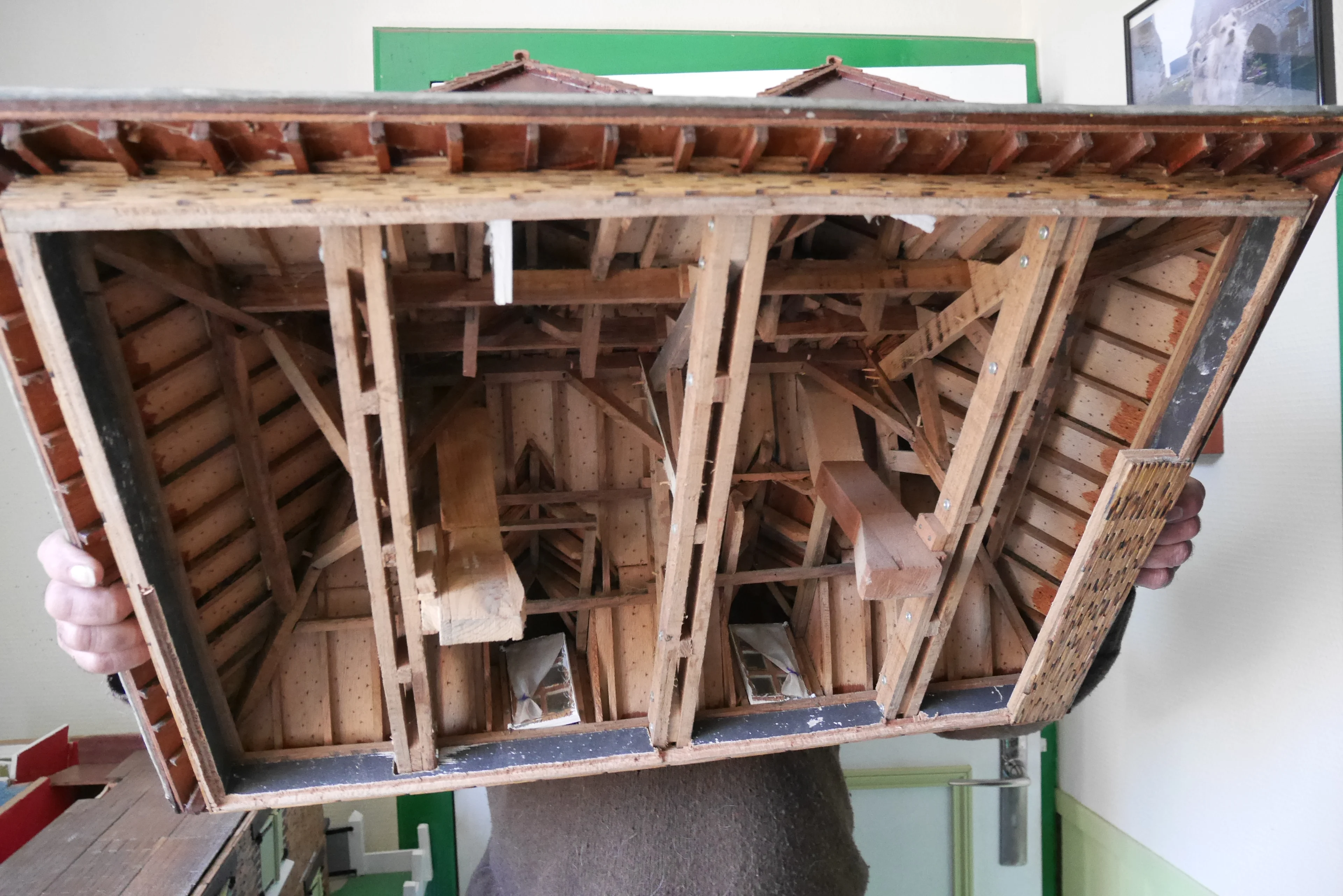 la charpente de sa maison idéale