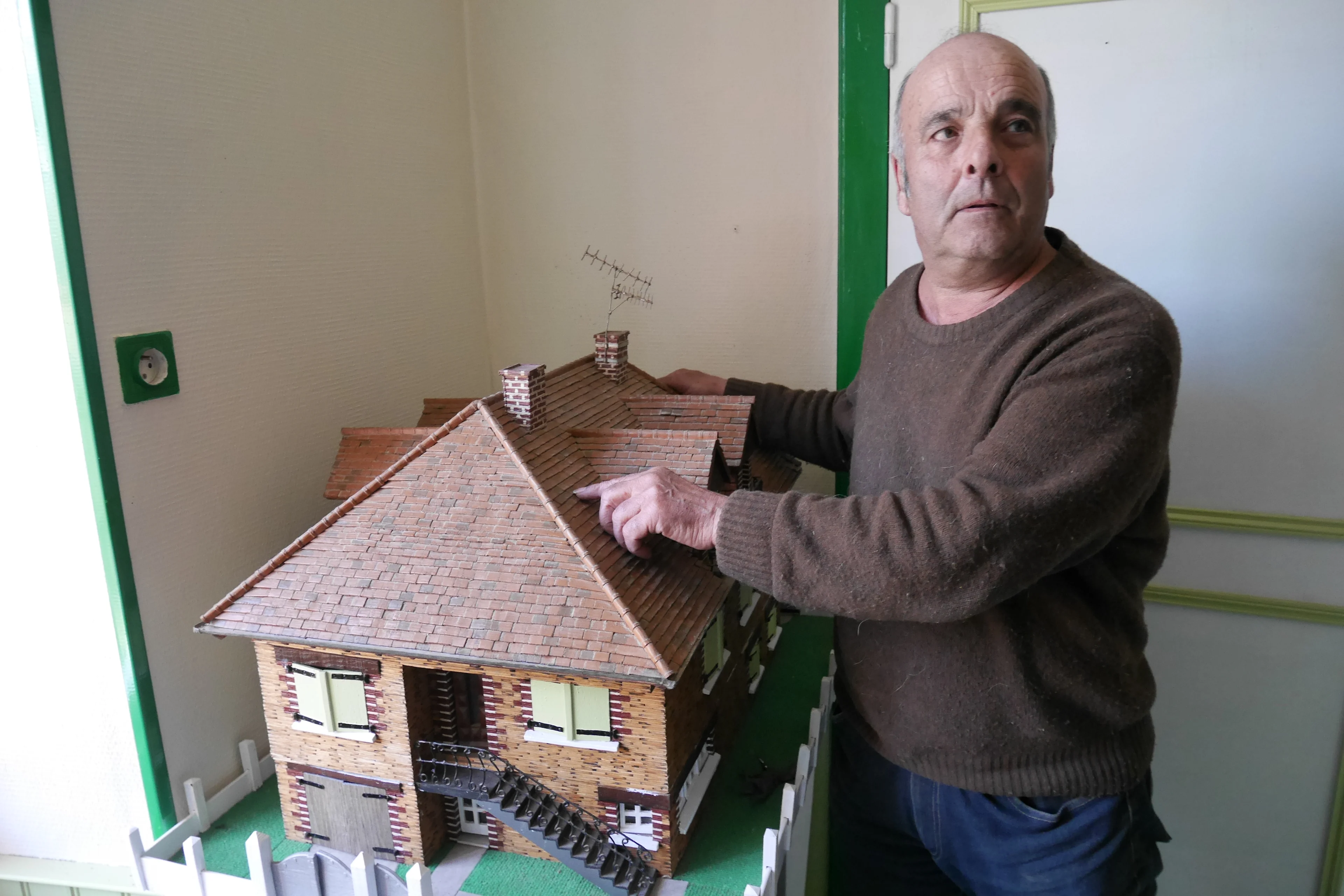 la maquette de la maison de ses rêves