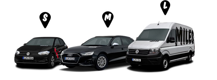 MILES Carsharing in Munich from 0.89 €/km | Cars & vans