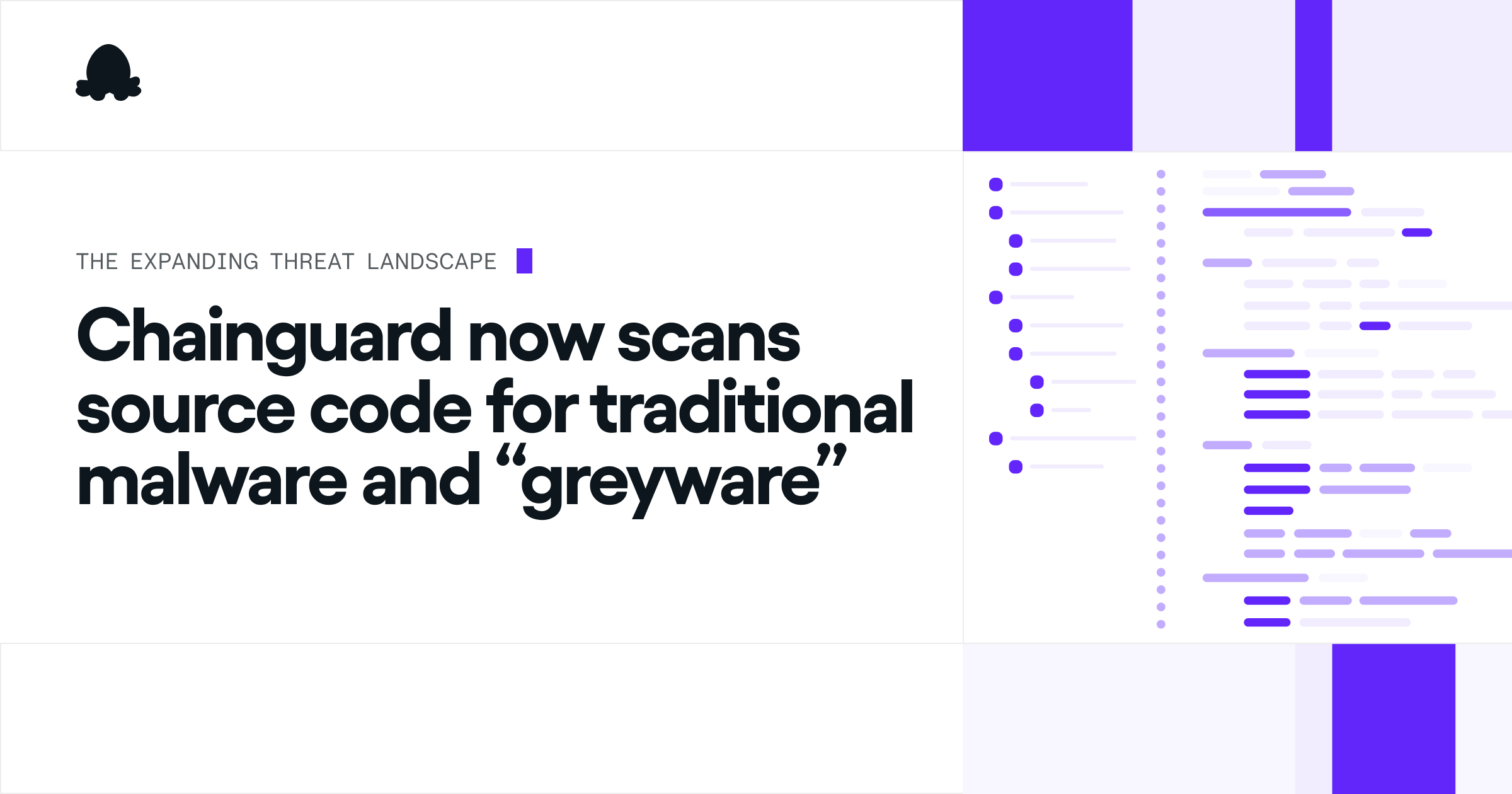 Greyware The expanding threat landscape: Chainguard now scans source code for ...