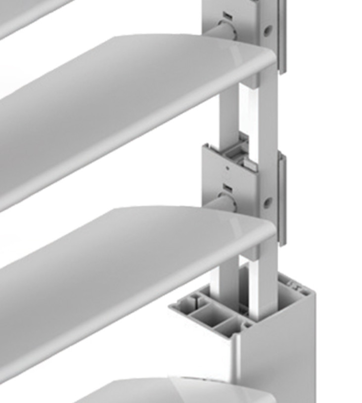 Angeled Shutter Module Custom Shutters