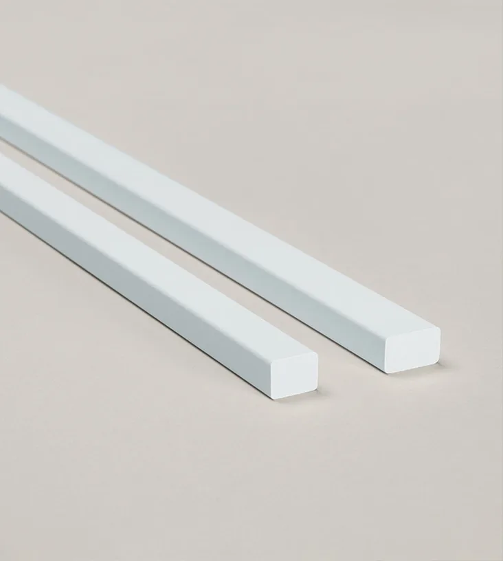 Used for inside or outside mount applications to help prevent light gaps with 3-sided frames.