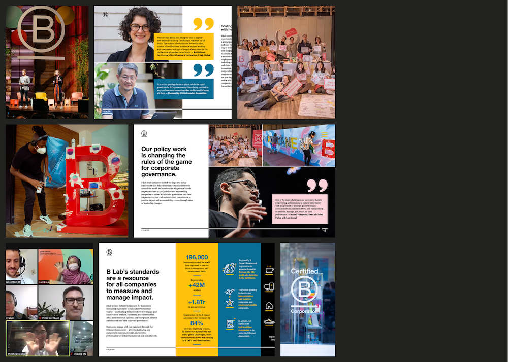 B Lab Global's 2021 Annual Report Details Our Global Network's Impact ...