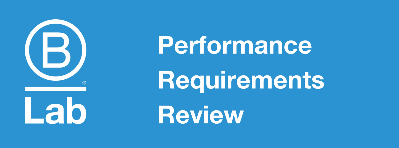 Update On The Future Of The B Corp Certification Performance ...