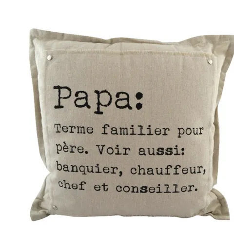 Coussin Papa