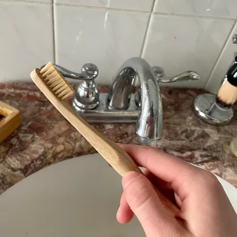 La brosse Ã  dent en bois