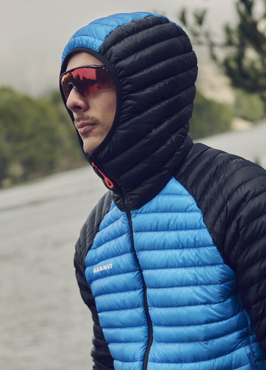 Mammut Dry Tech Premium Gray Waterproof Rain Parka Jacket