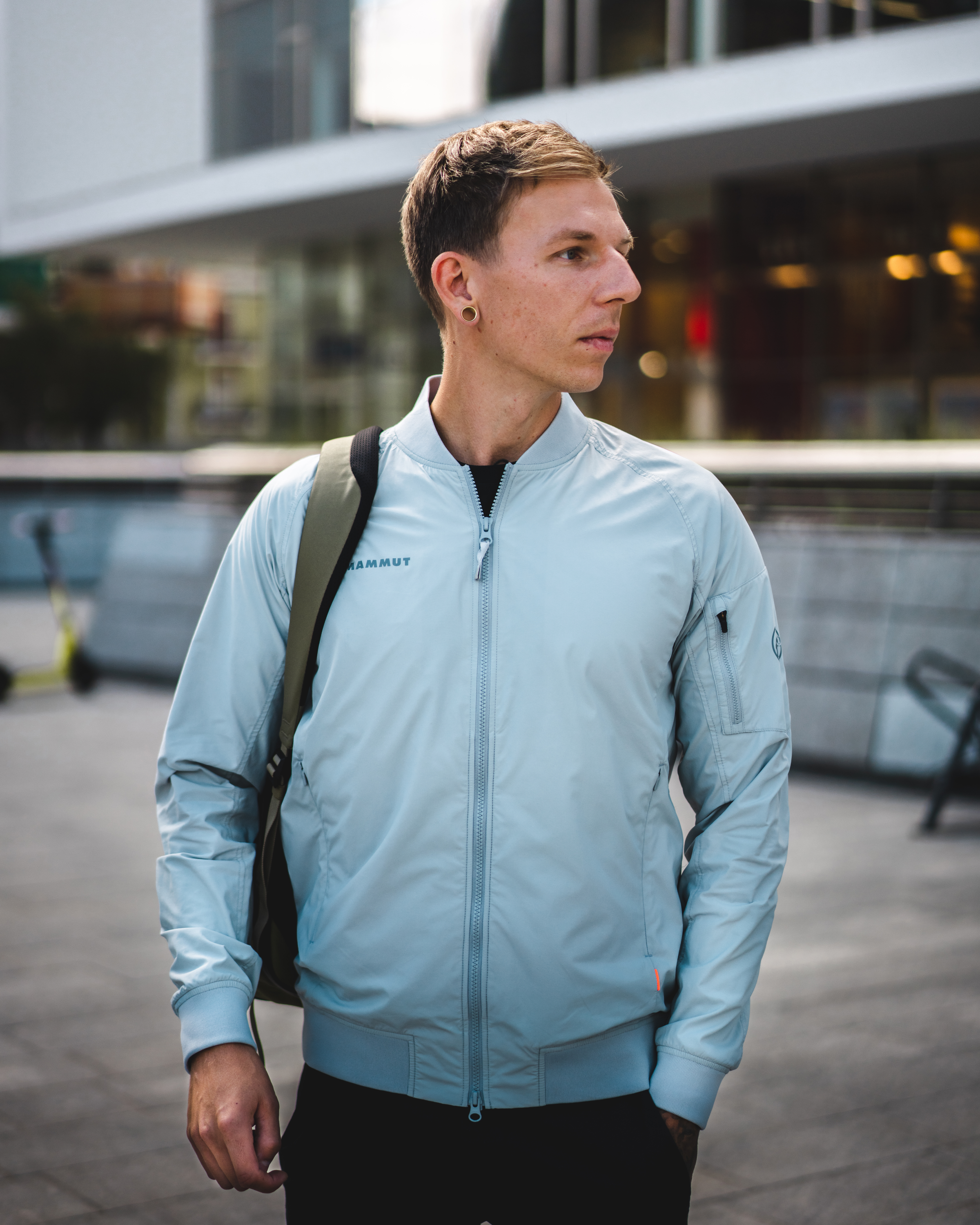 MAMMUT アンダロ 防水透湿 中綿防寒 スキージャケット 青マンモス刺繍ロゴ Outdoor Jackets & Vest » Lightweight, Insulated & Waterproof