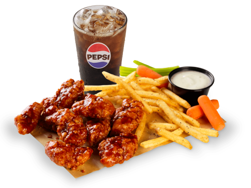 Boneless Wings Lunch Combo