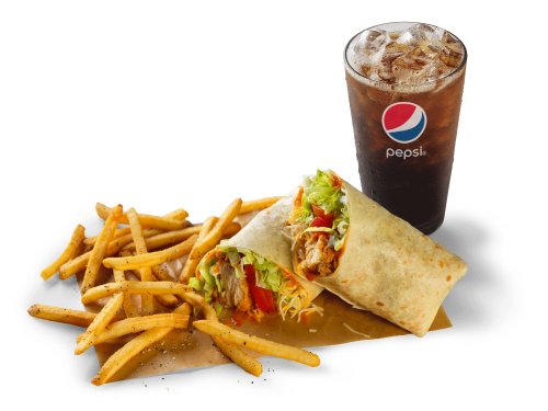 Buffalo Ranch Chicken Wrap Lunch Combos  NEW
