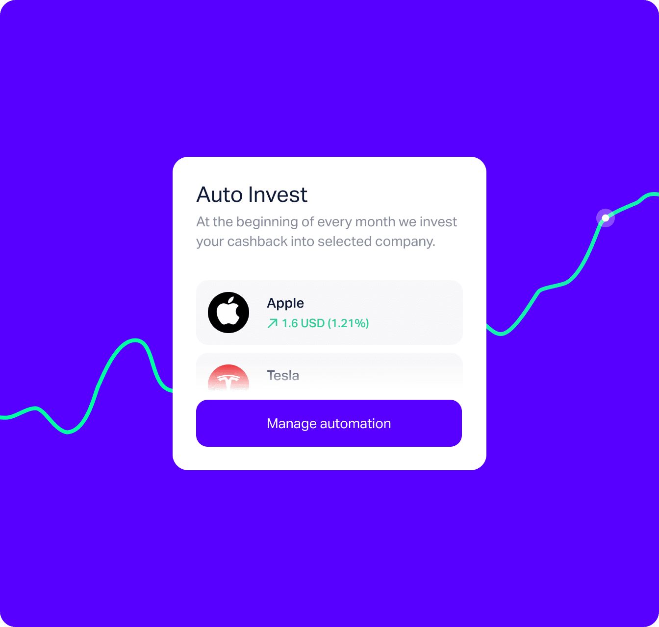 Put your cashback to work auto invest and watch your wealth grow