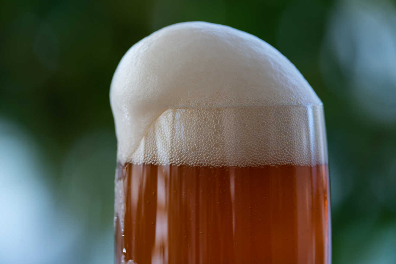 beer in glass