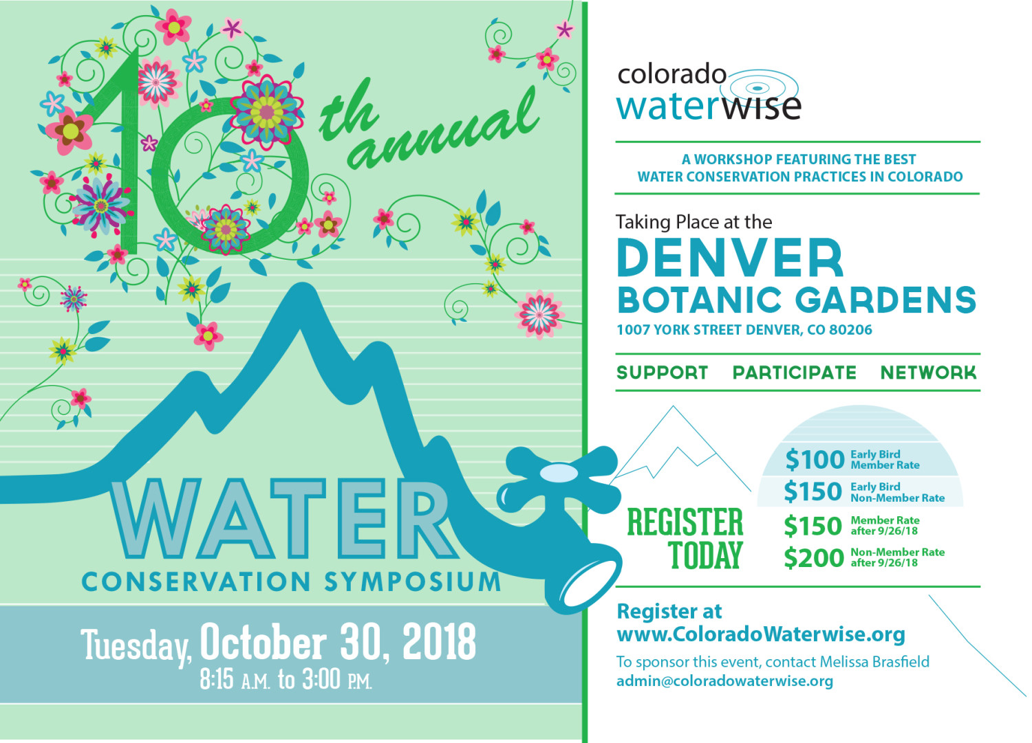 Colorado WaterWise – Save the Date Card