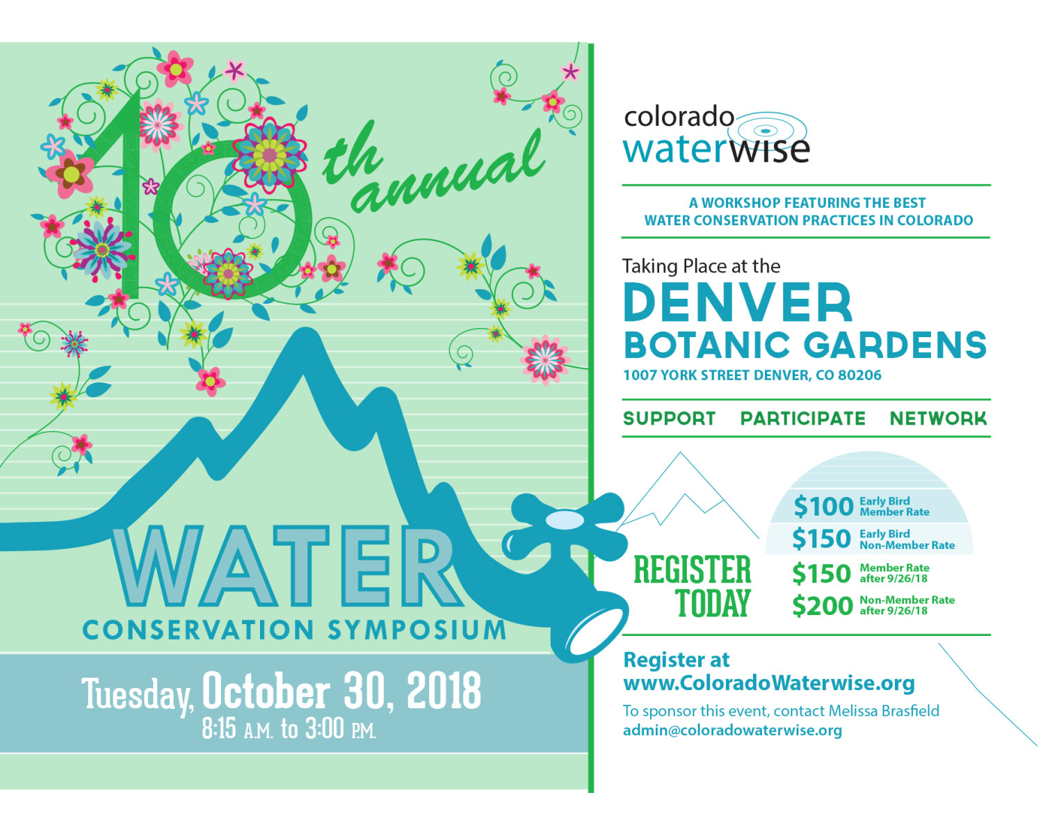 Colorado WaterWise – Save the Date Card