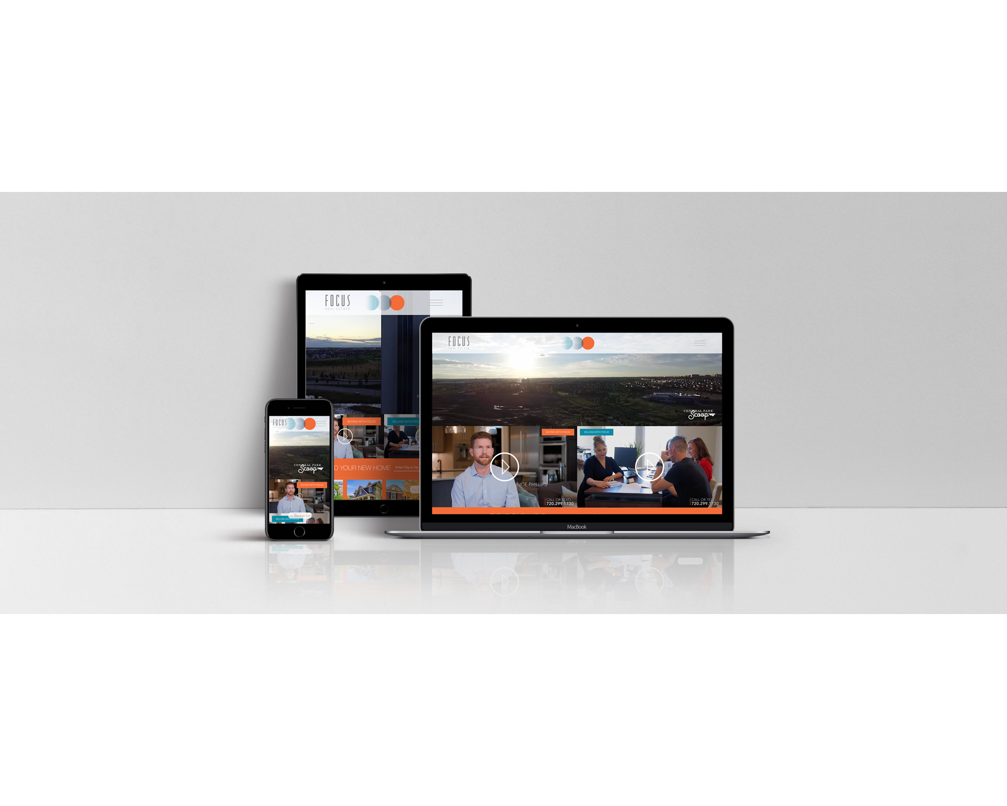 Focus Real Estate – Digital Presentation Mockup