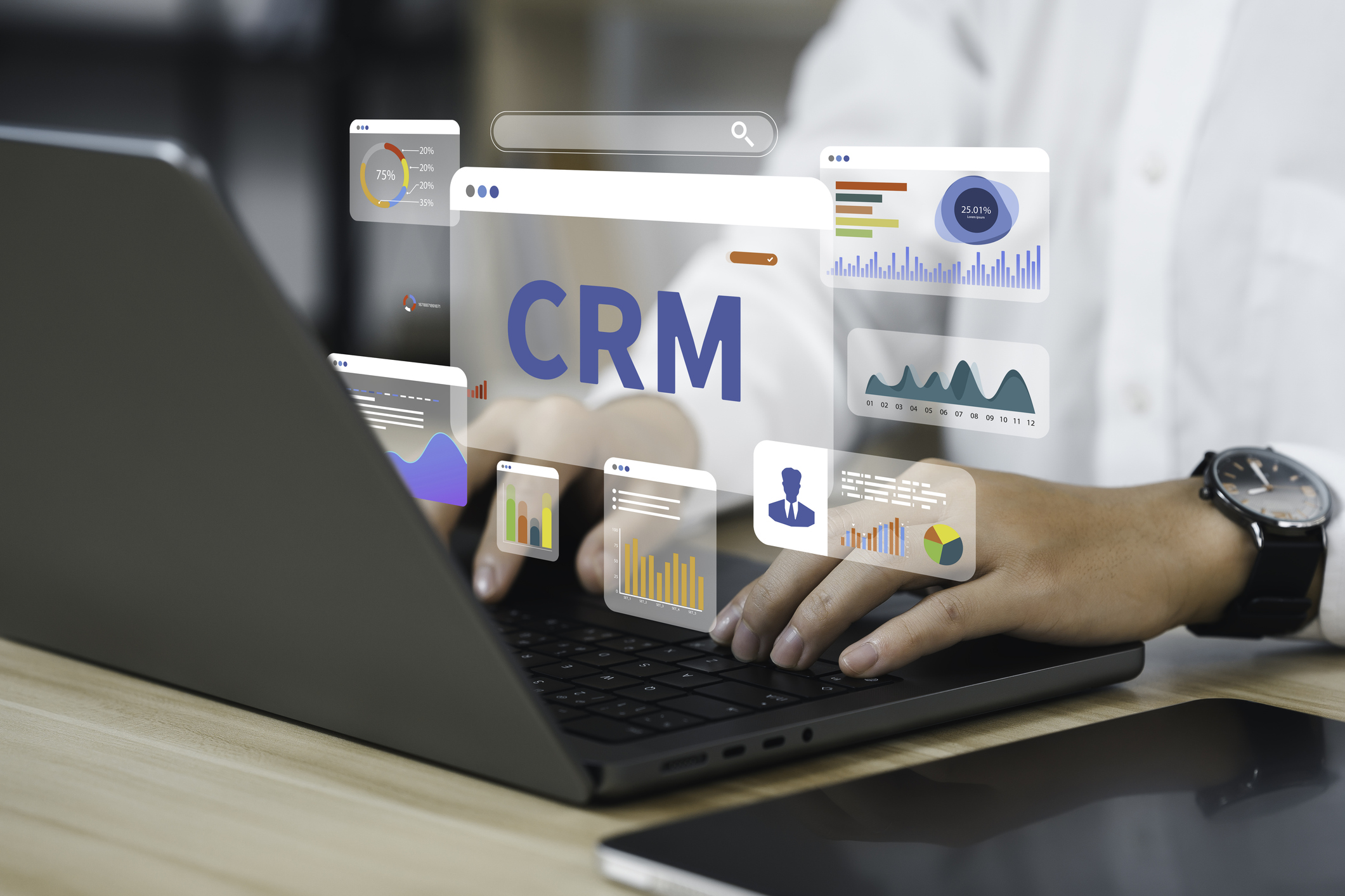 CRM system components