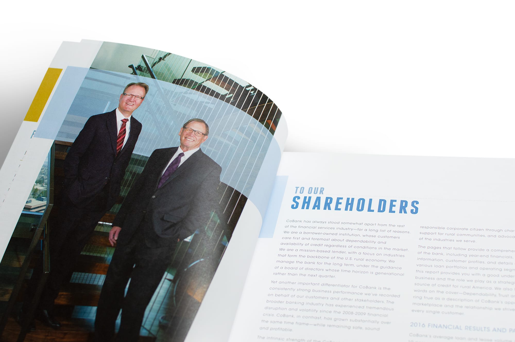 CoBank – 2016 Annual Report – Letter to Shareholders