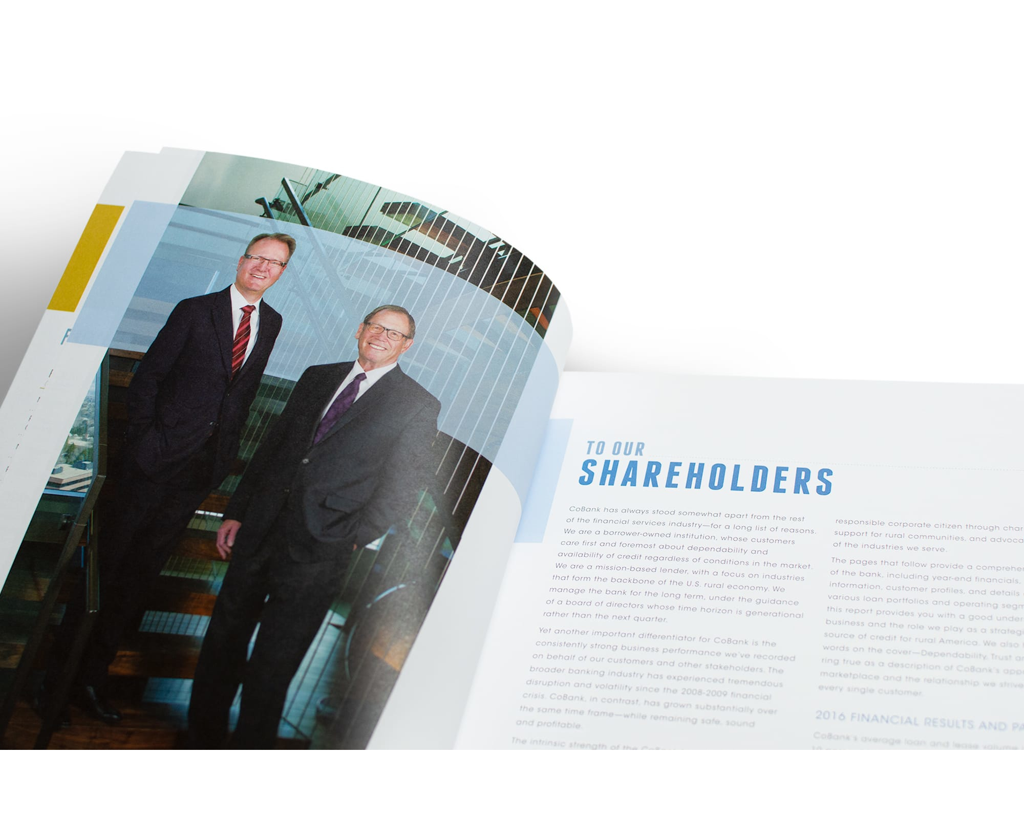 CoBank – 2016 Annual Report – Letter to Shareholders