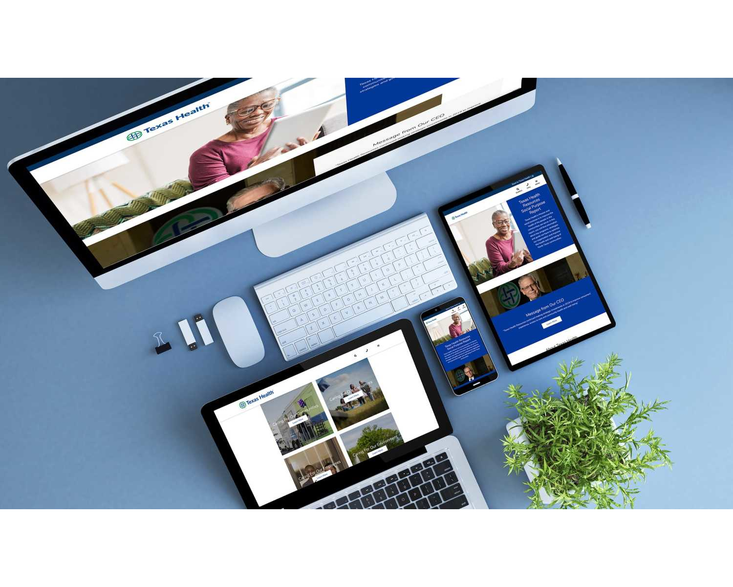 Texas Health Microsite Desktop Tablet Phone