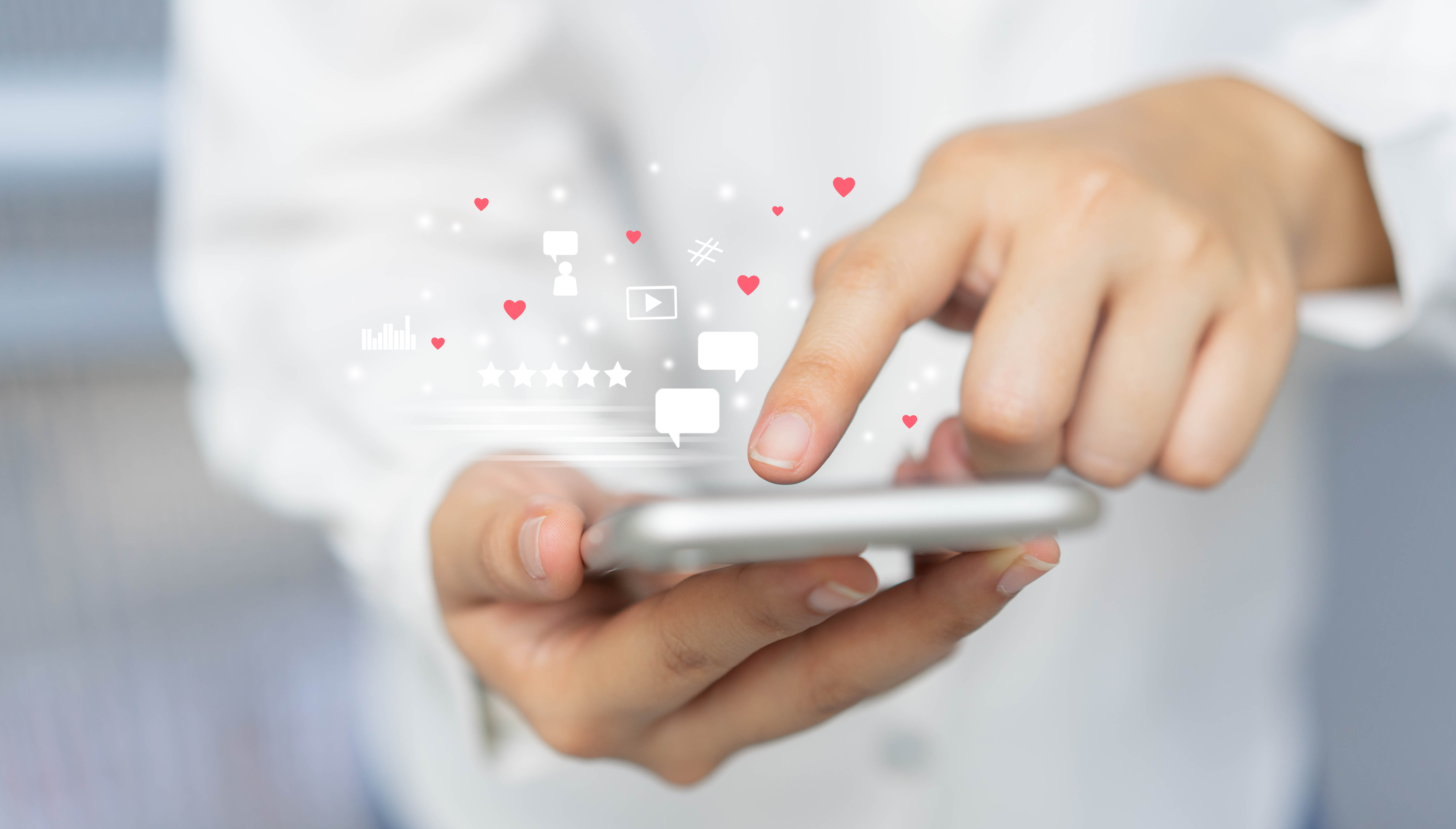 Photo of how users engage with social media ads