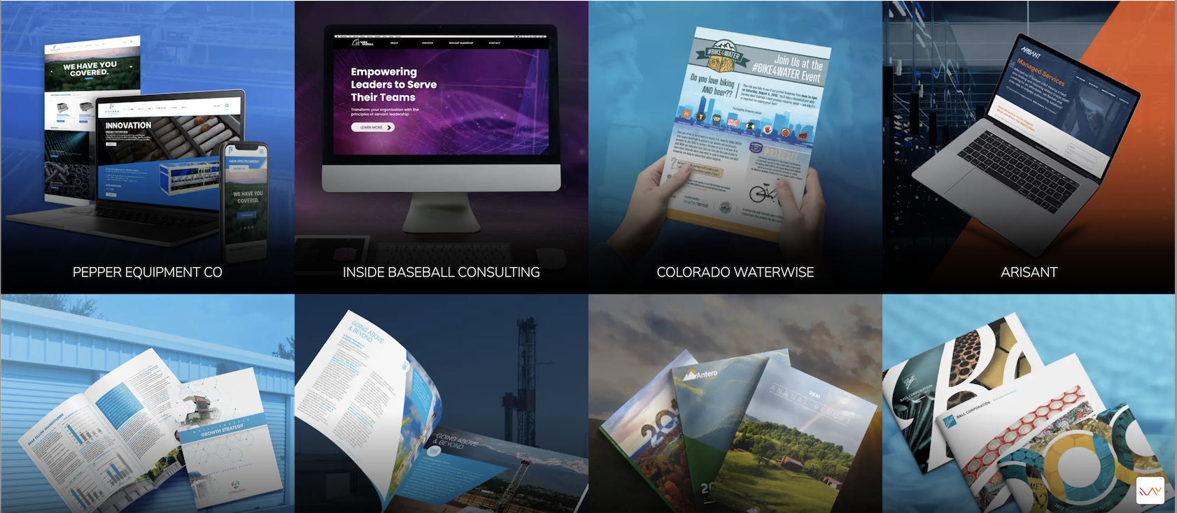 Showcase of work from Watermark, a full-service marketing agency in Denver, Colorado. | Watermark