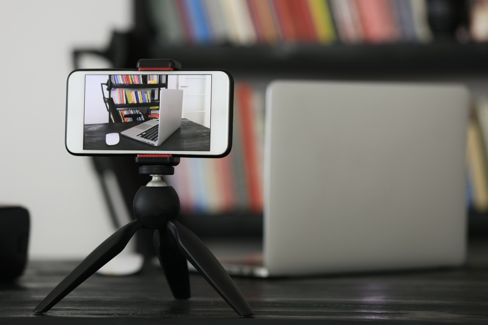 Mobile phone video on a tripod
