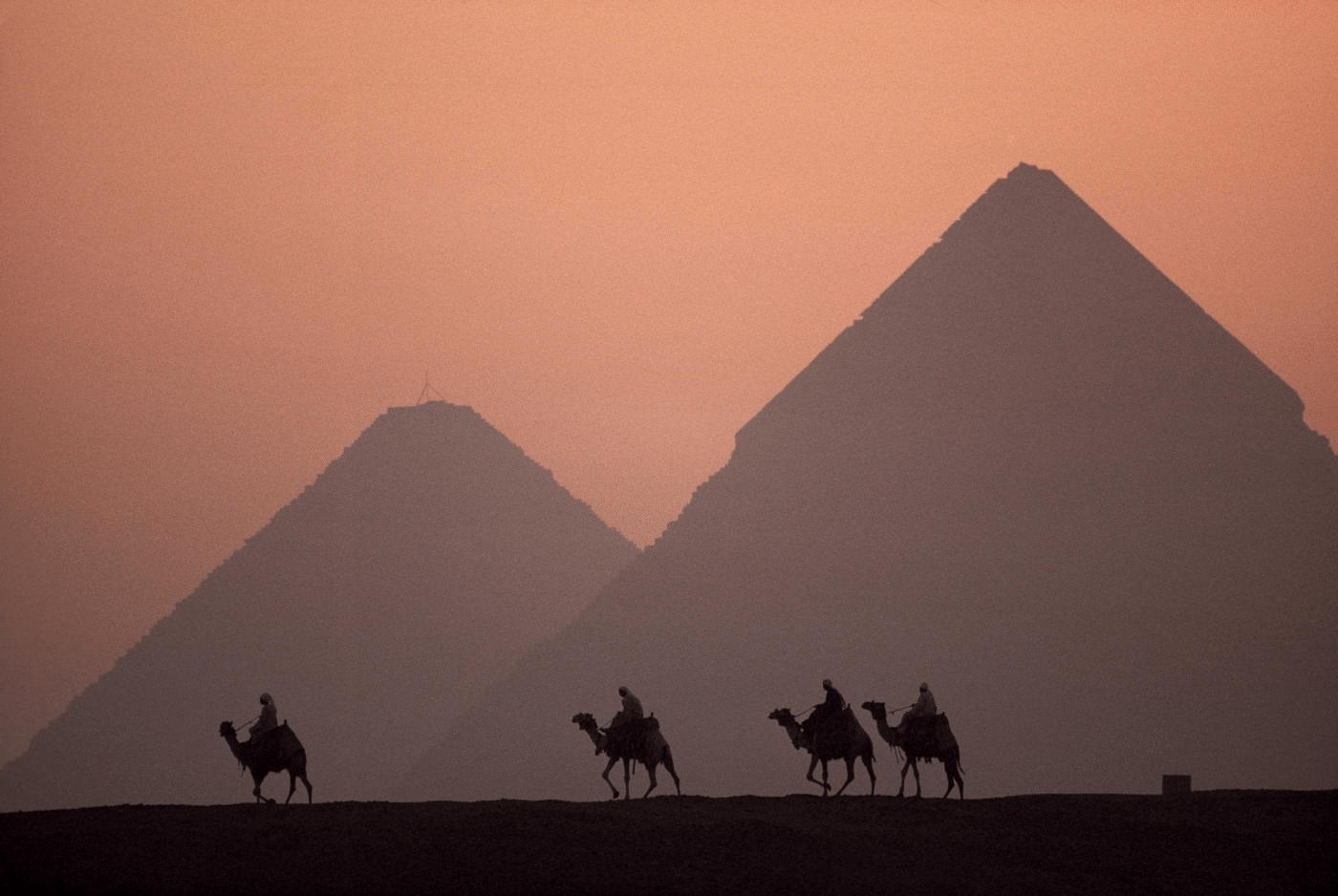 An unedited picture of the pyramids