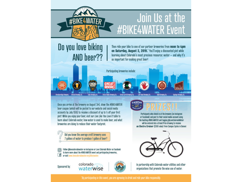 Colorado WaterWise – Bike4Water Flyer