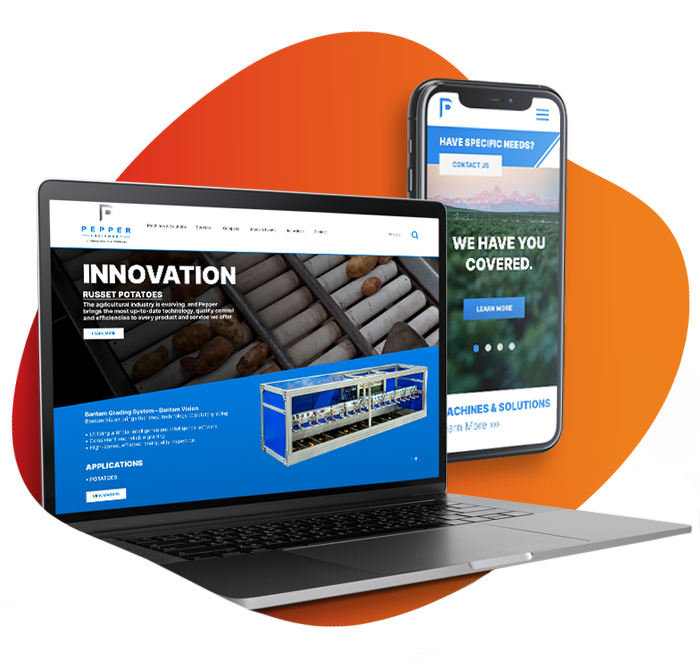 manufacturing web design and development