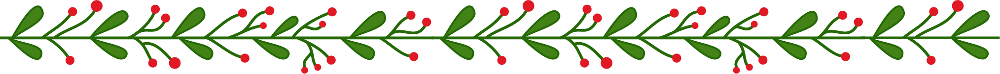 Holiday campaigns border bottom