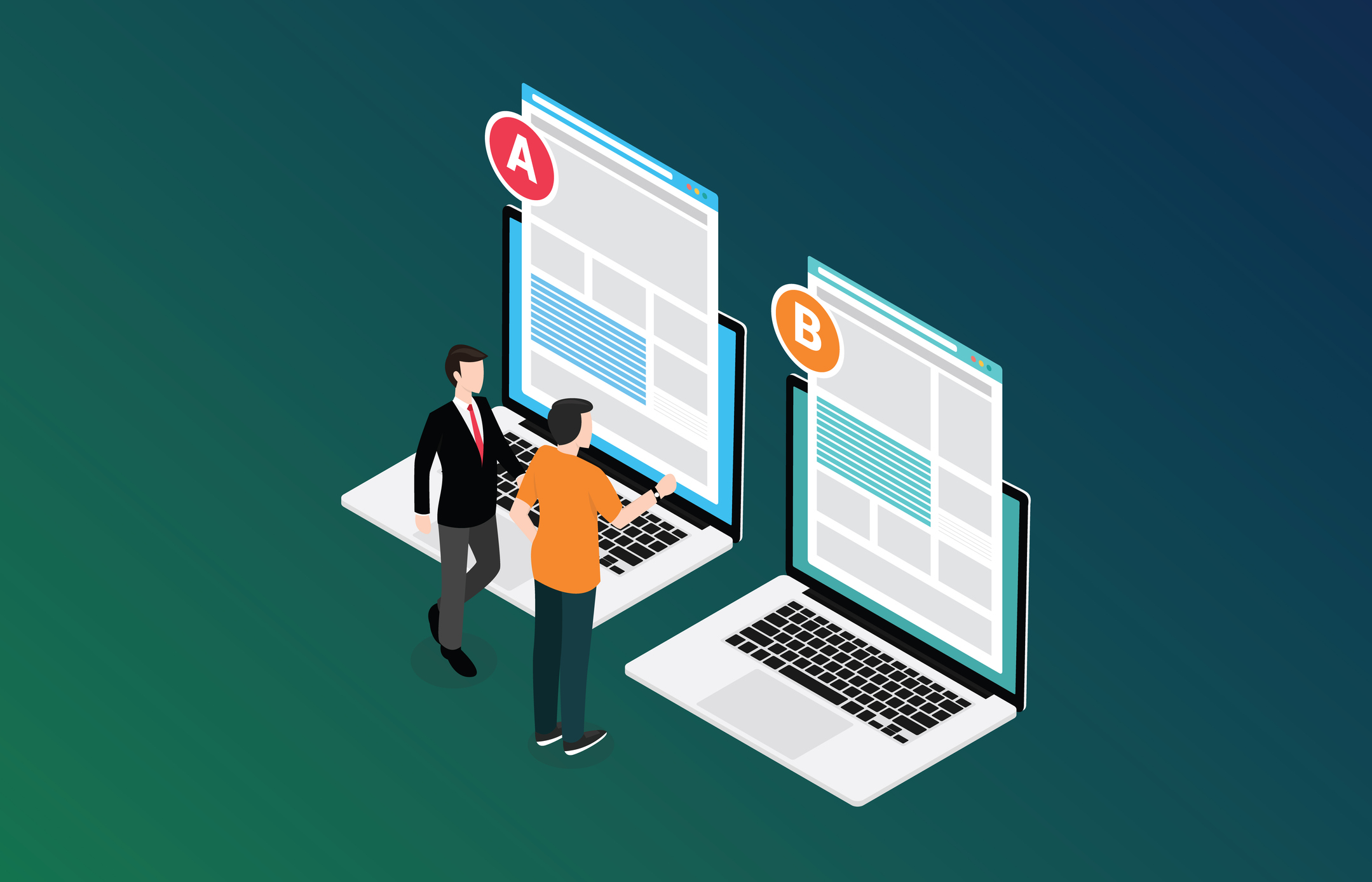 measuring website ab test success