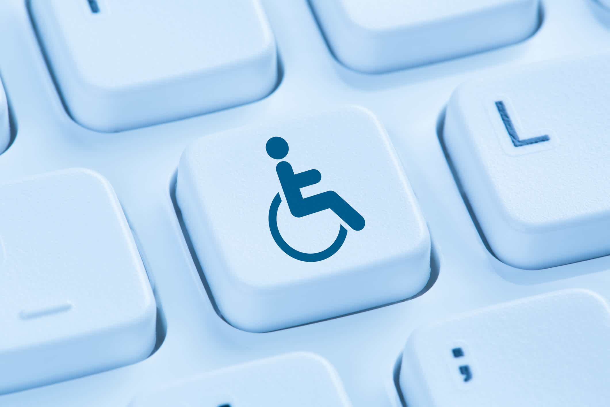 keyboard designed for individuals with disabilities