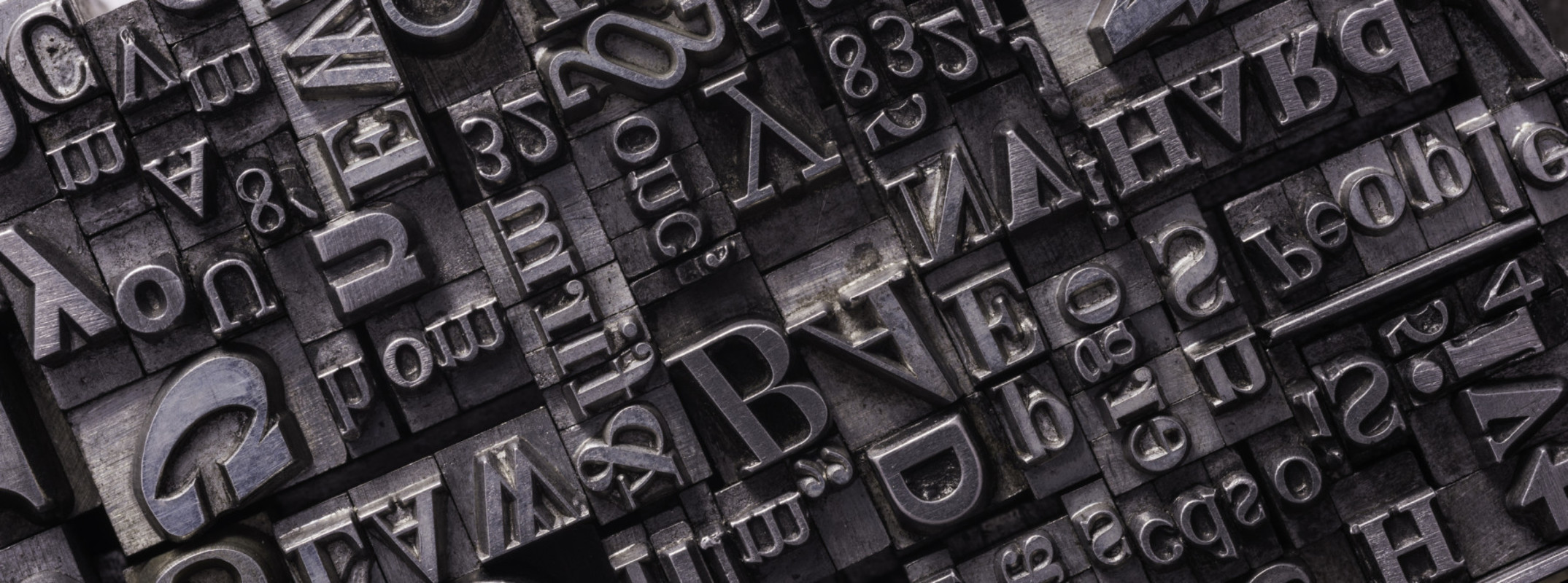 Metal Letterpress Types