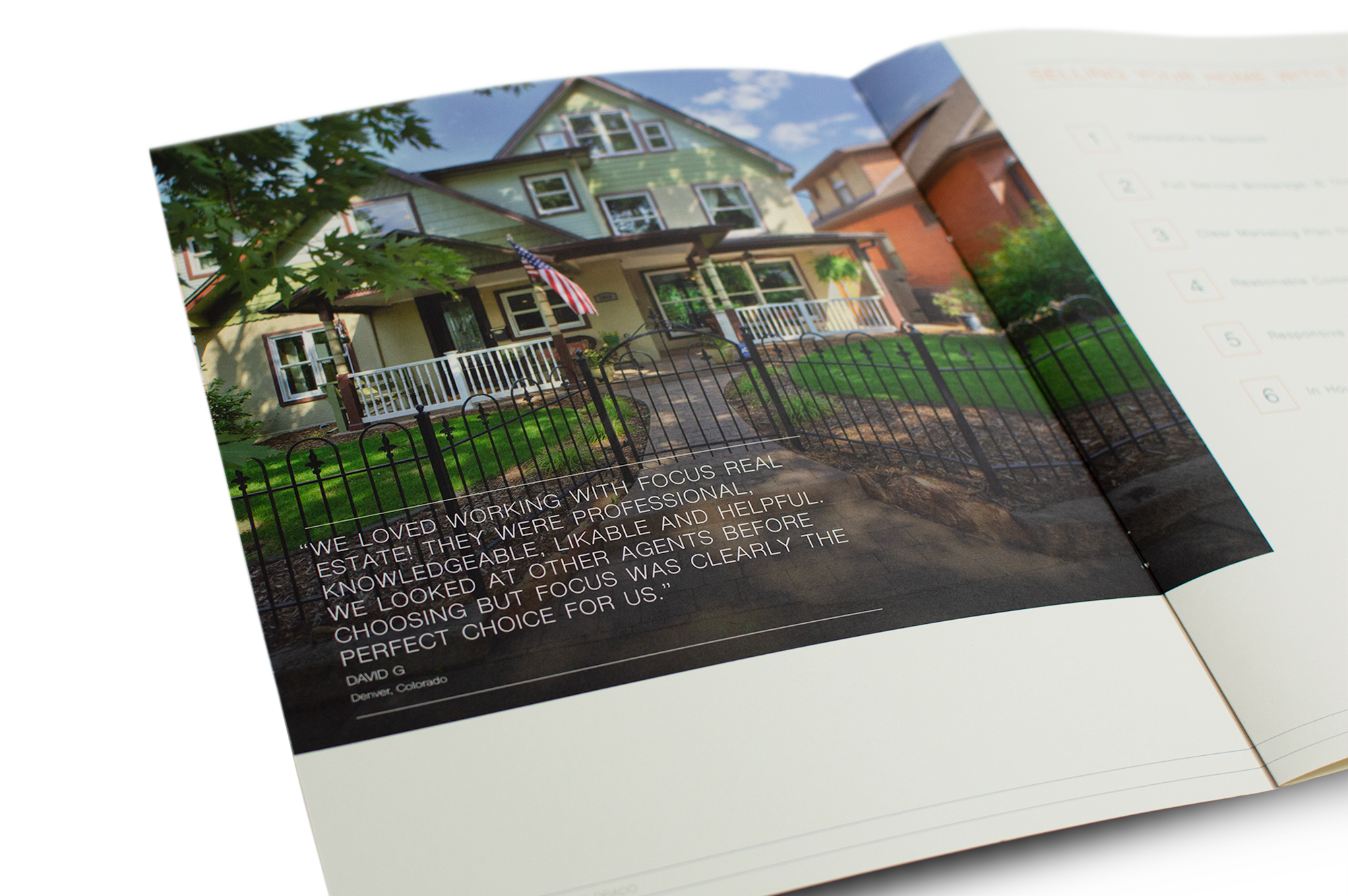 Focus Real Estate – Selling In Colorado Packet Quote Page