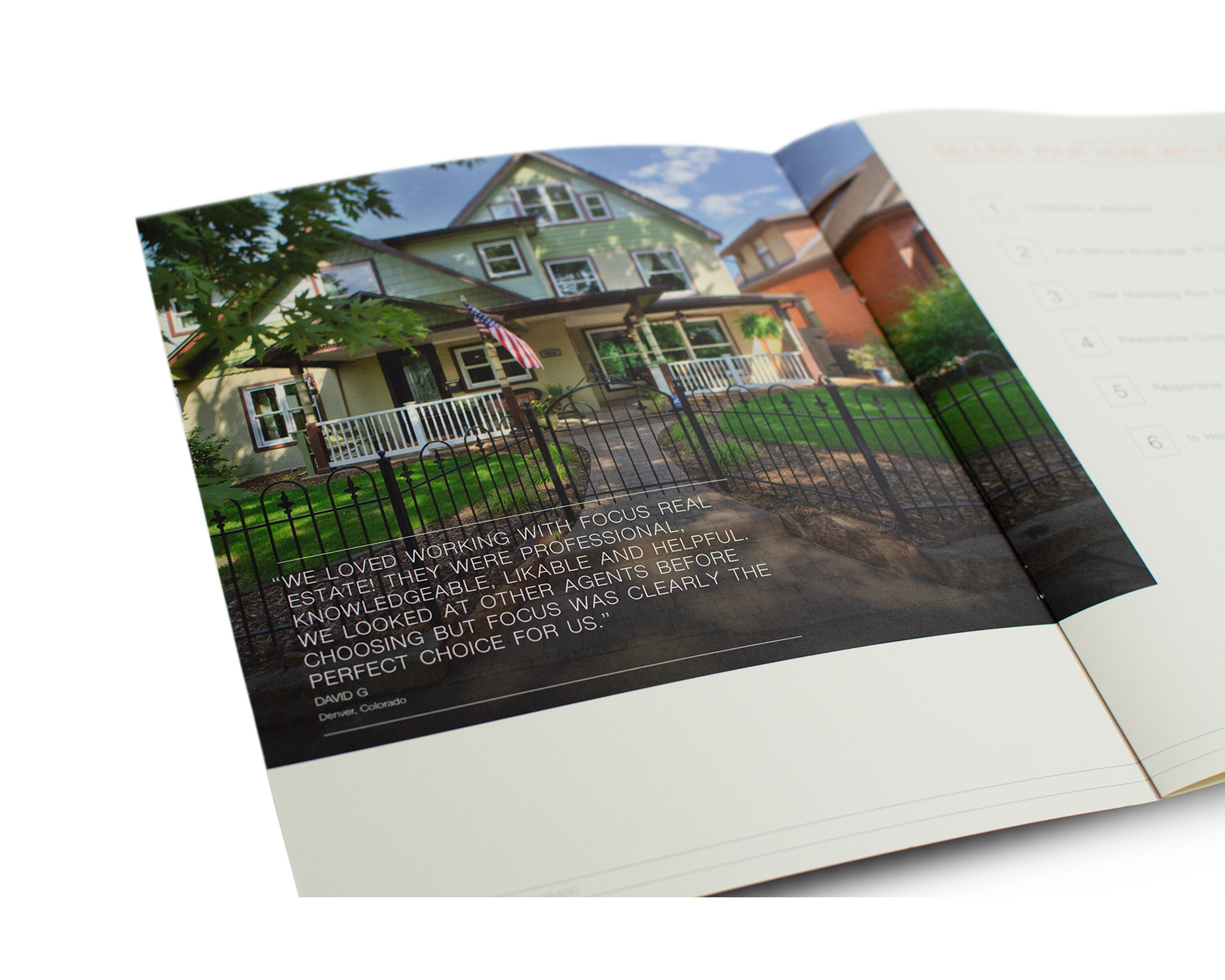 Focus Real Estate – Selling In Colorado Packet Quote Page