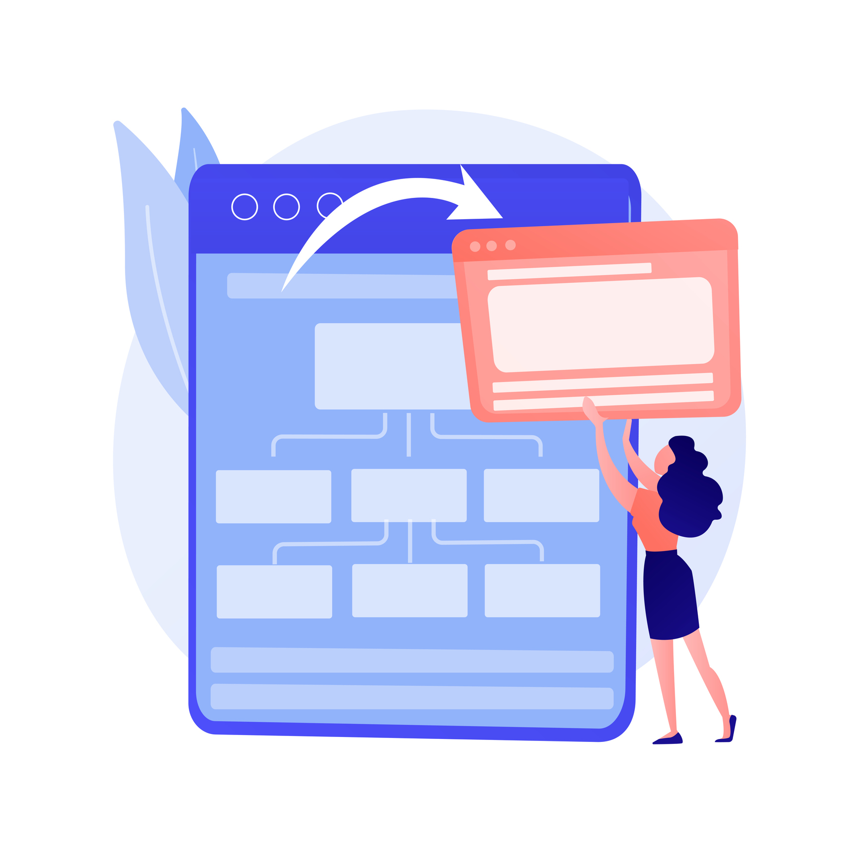 Illustration of an XML Sitemap