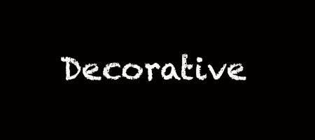 Font: decorative