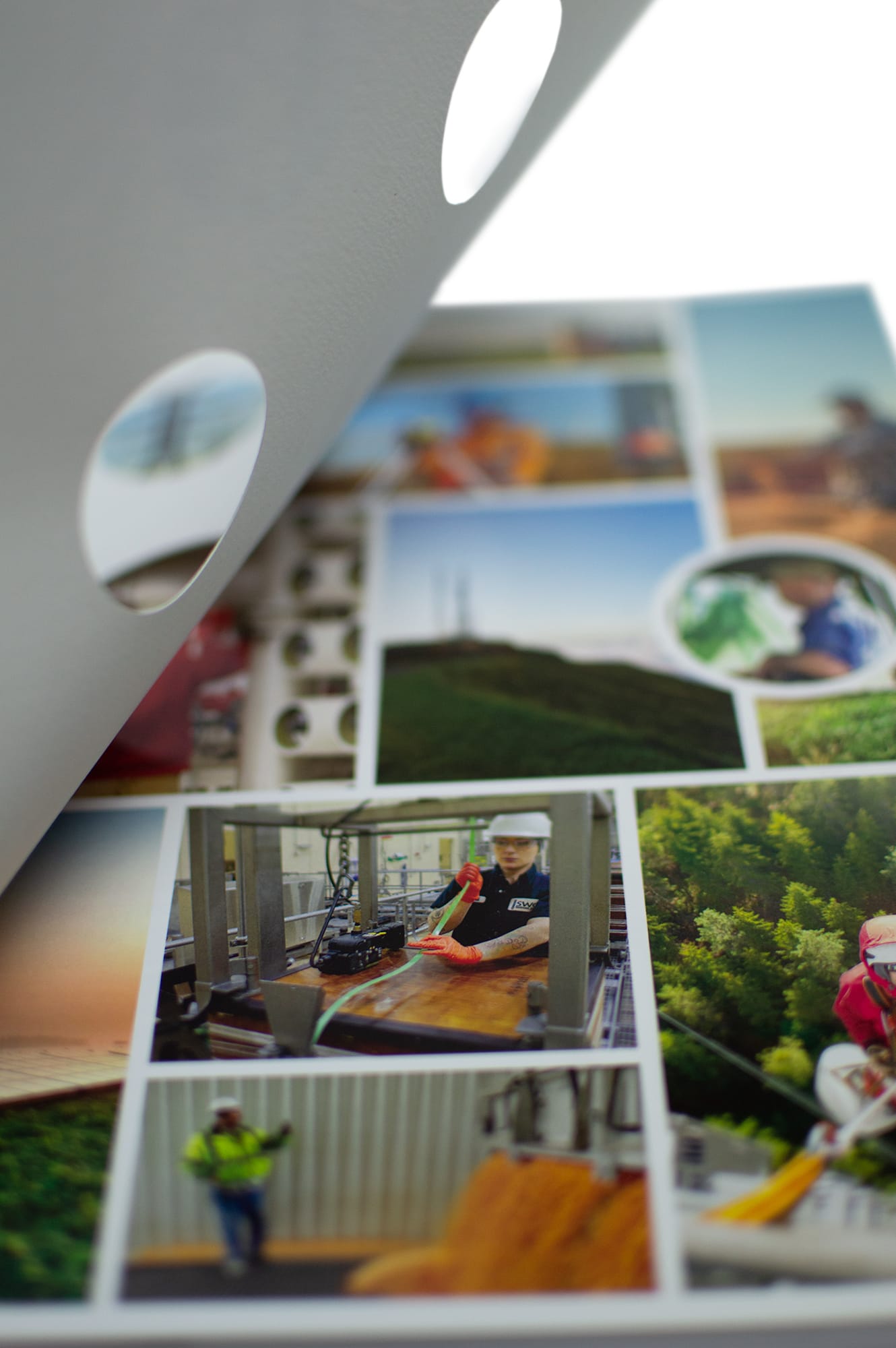 CoBank – 2018 Annual Report – Cover Die Cut Detail