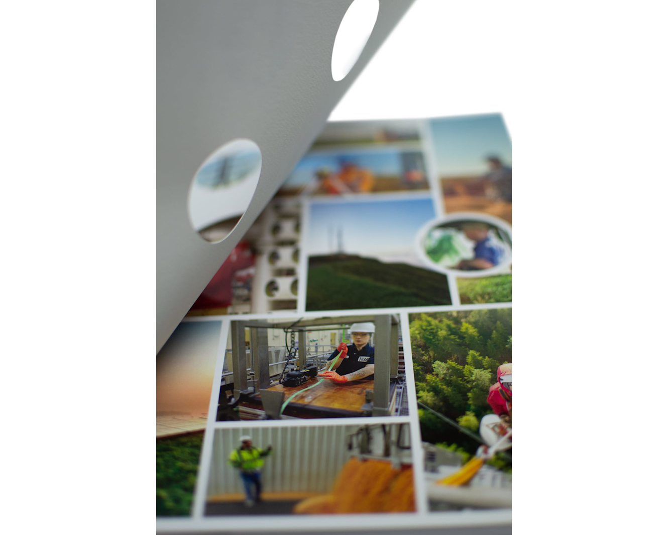 CoBank – 2018 Annual Report – Cover Die Cut Detail
