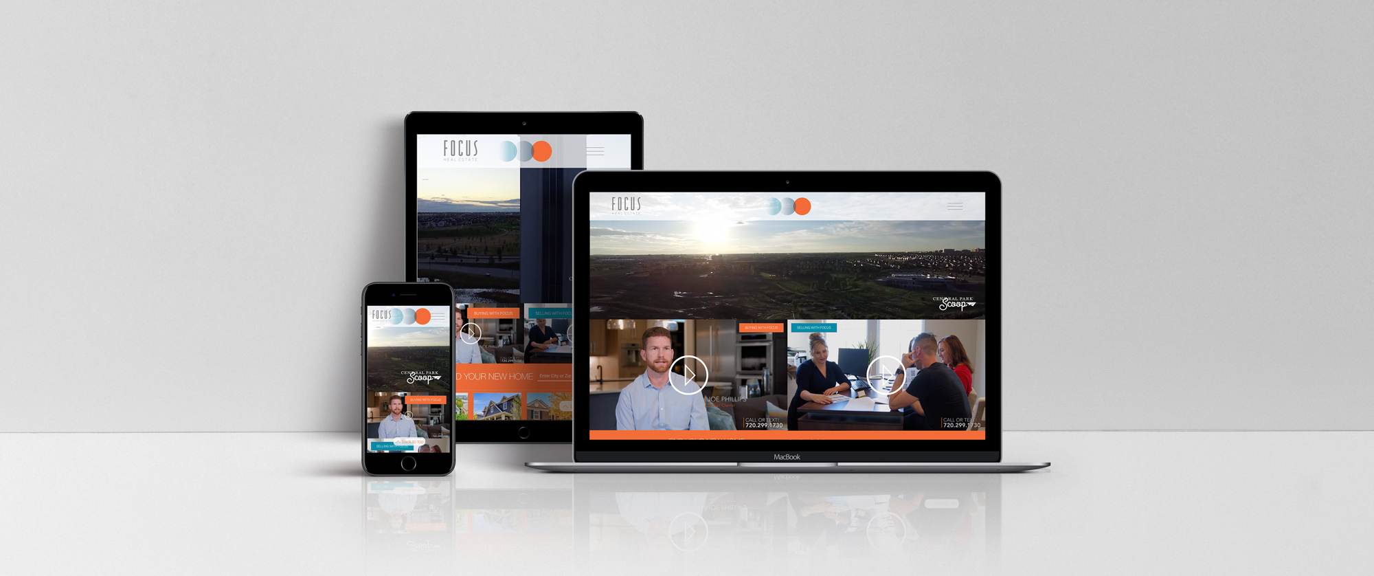 Focus Real Estate – Digital Presentation Mockup