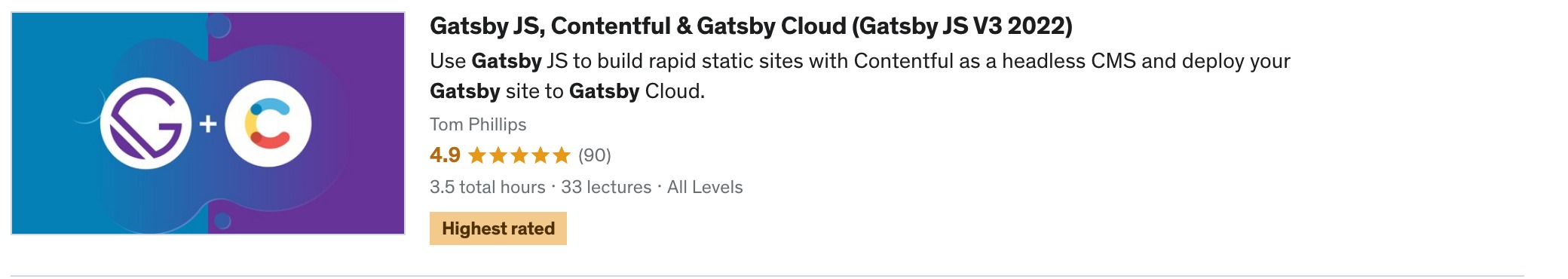 Gatsby JS, Contentful & Gatsby Cloud (Gatsby JS V3 2022)