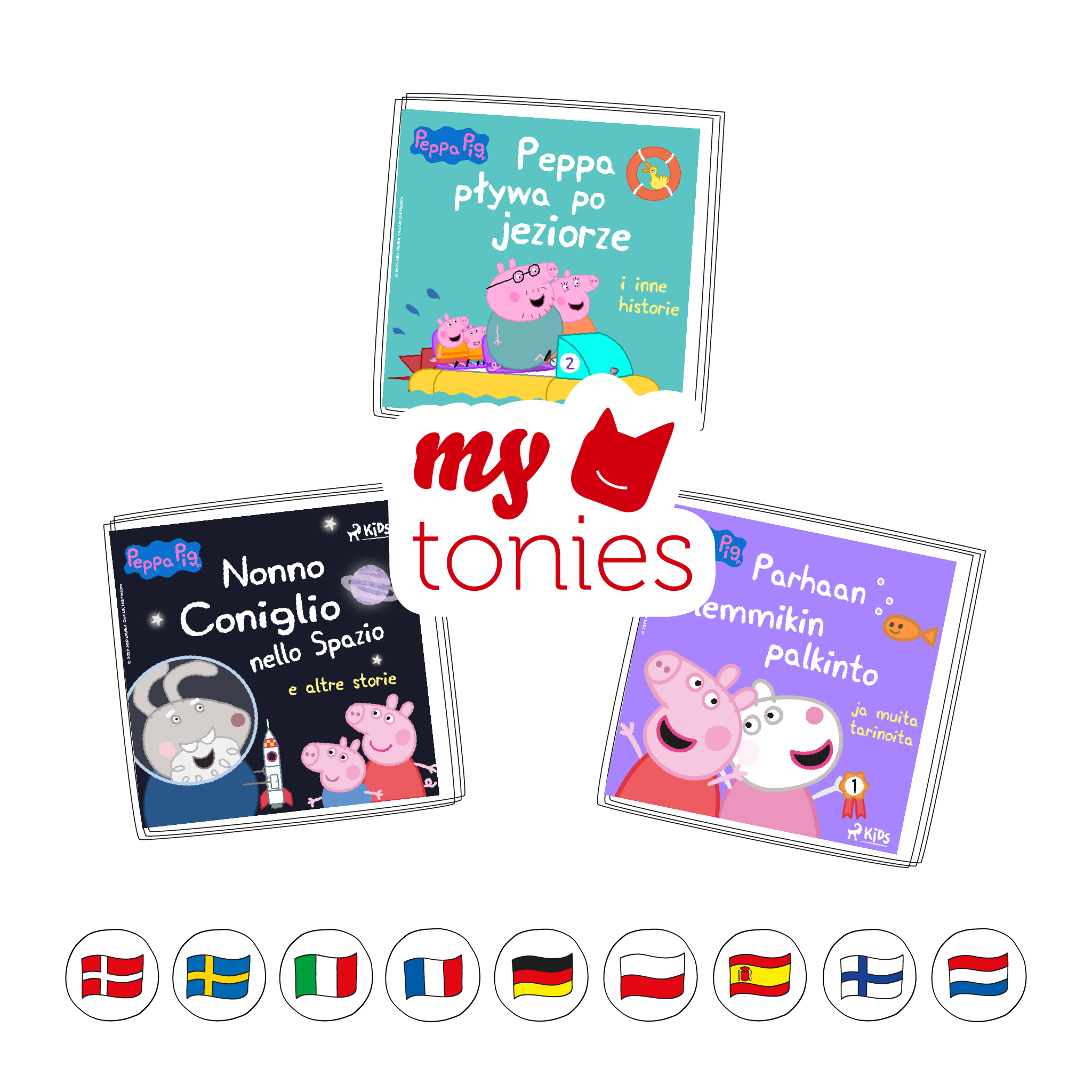 Tonies, Tonies - Peppa Pig - George Pig, Multi Format And Universal