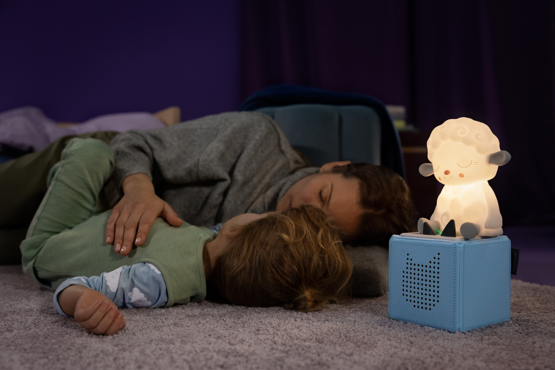 Scientific research showing how Toniebox transforms bedtime battles and supports healthy development
